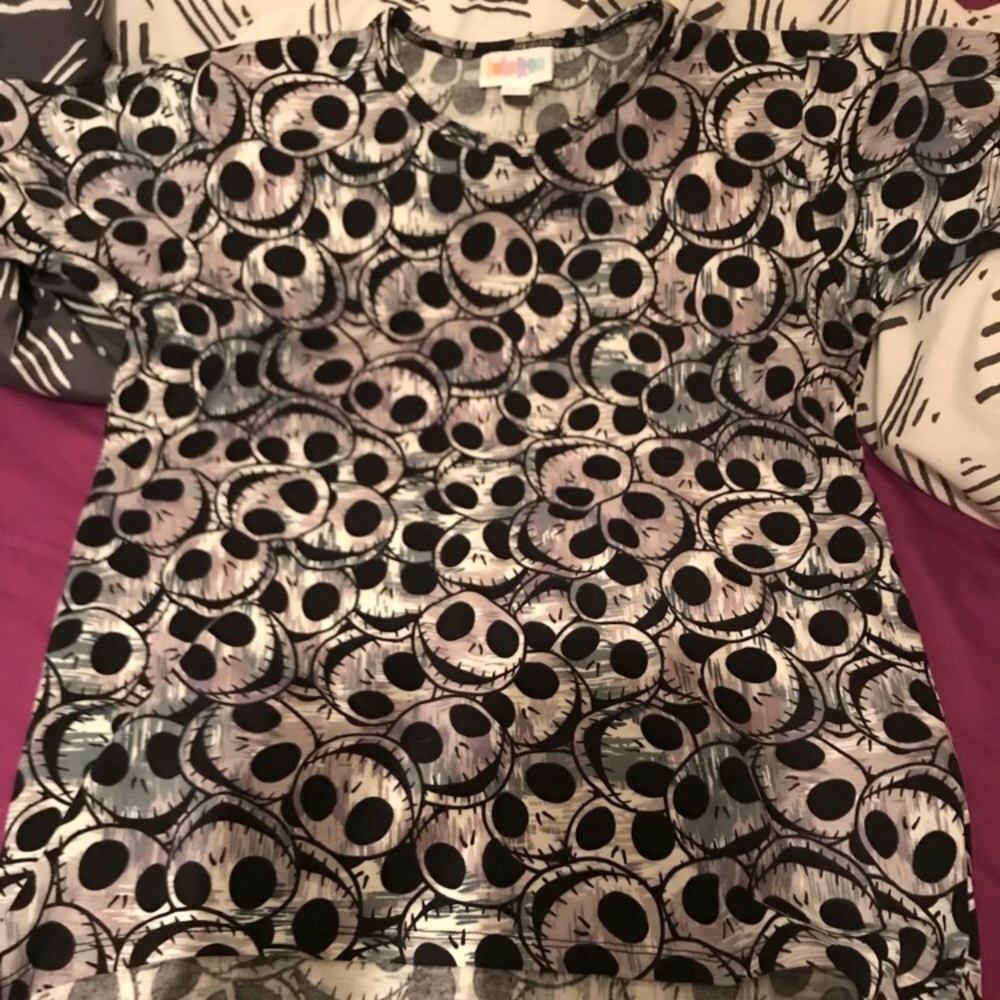 Jack Skellington Hi-Lo Kids Tunic Shirt